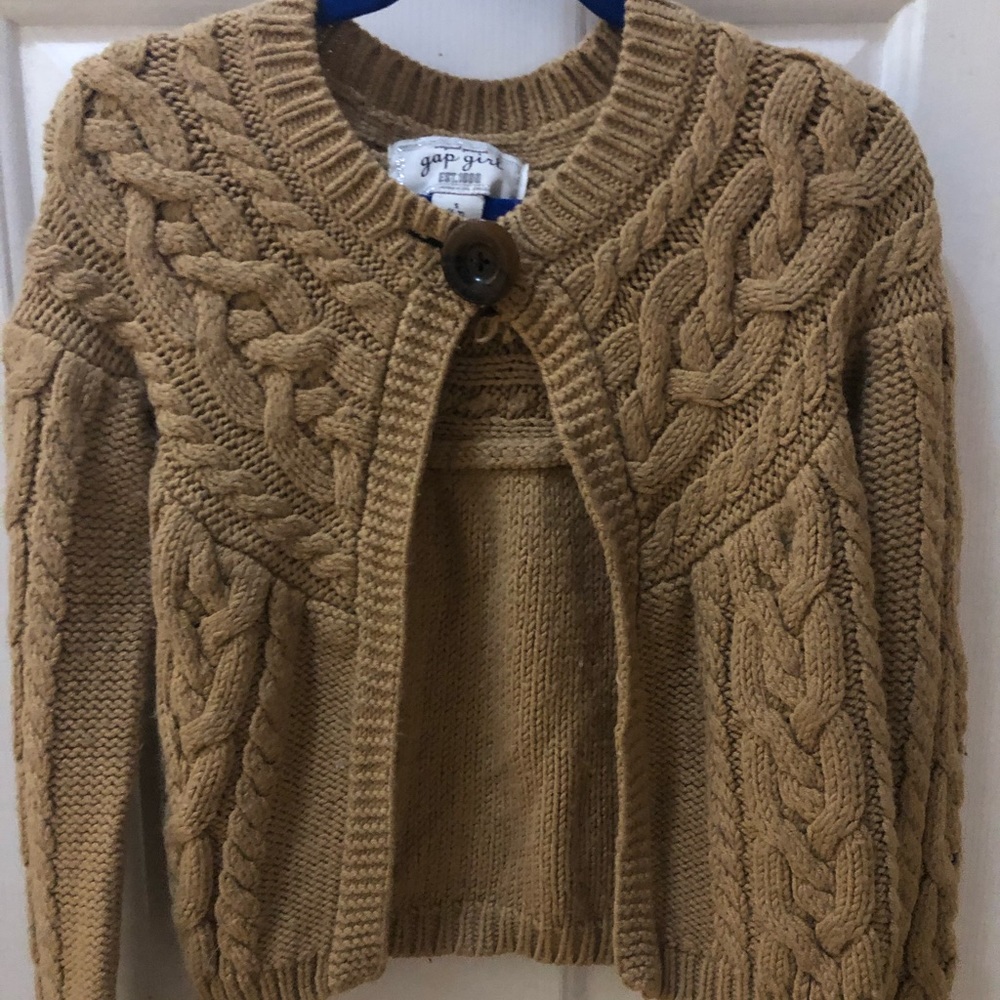 3/$25 Gap Girl Tan Sweater